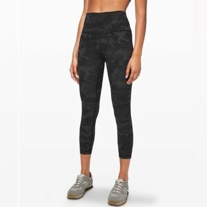 Lululemon 12 Wunder Under High-Rise 25" Full-On Luxtreme Incognito Camo Multi